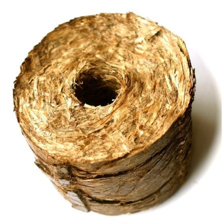 Briketterat rörflen